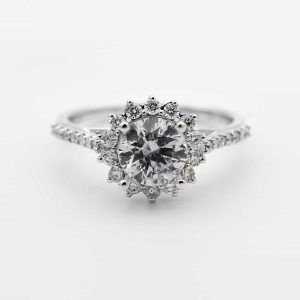 Fine Indian Sterling Emerald-cut Ring